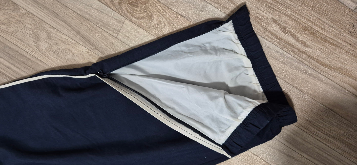 Nike Vintage Trainingsanzug Tracksuit 2000er Y2k Weiss/Blau