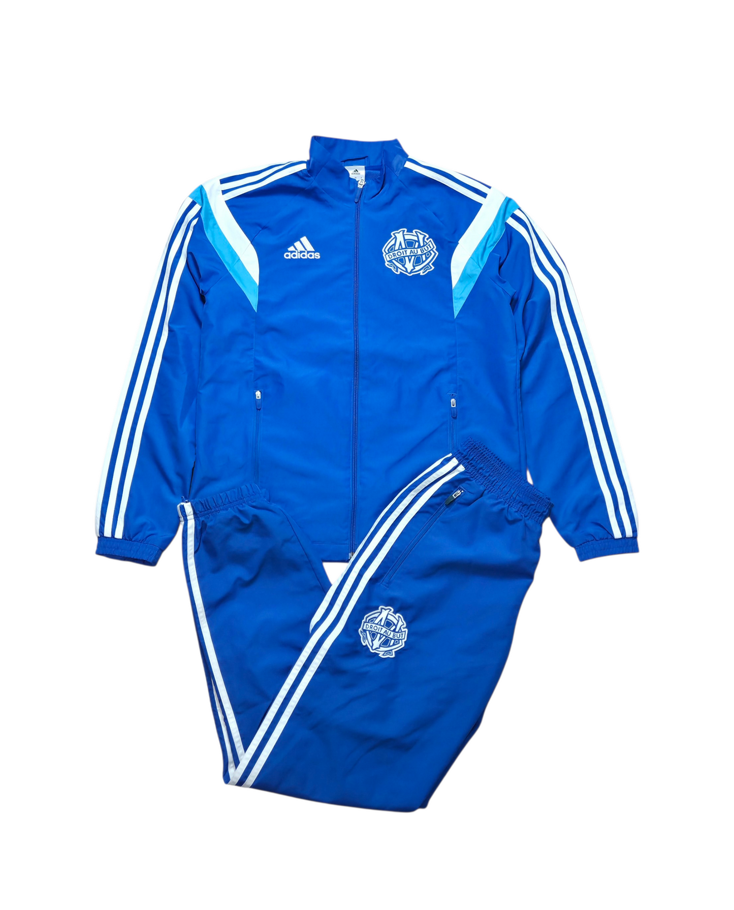Adidas Olympique Marseille Vintage Tracksuit Trainingsanzug 2014