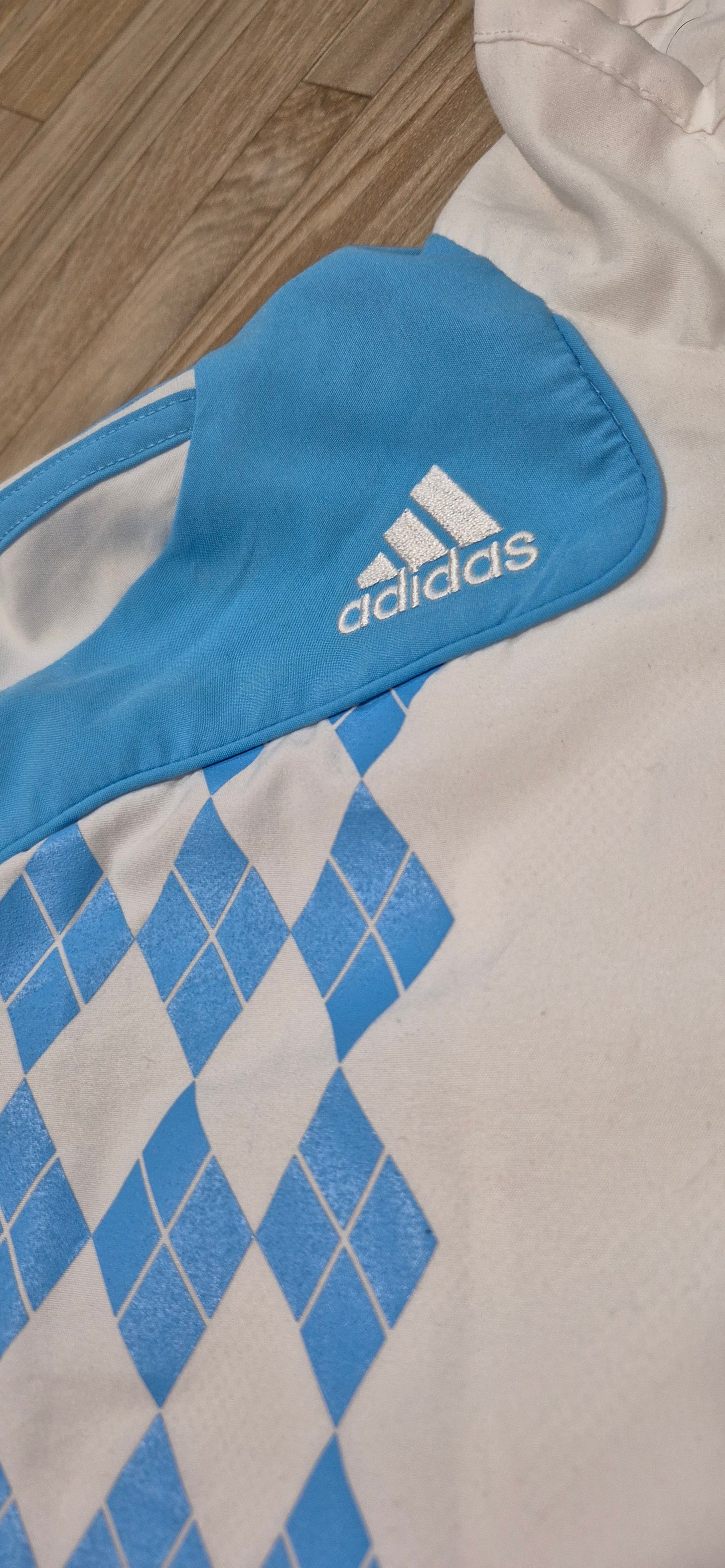 Adidas Marseille Vintage Trainingsanzug Tracksuit 2008 Weiss/Blau