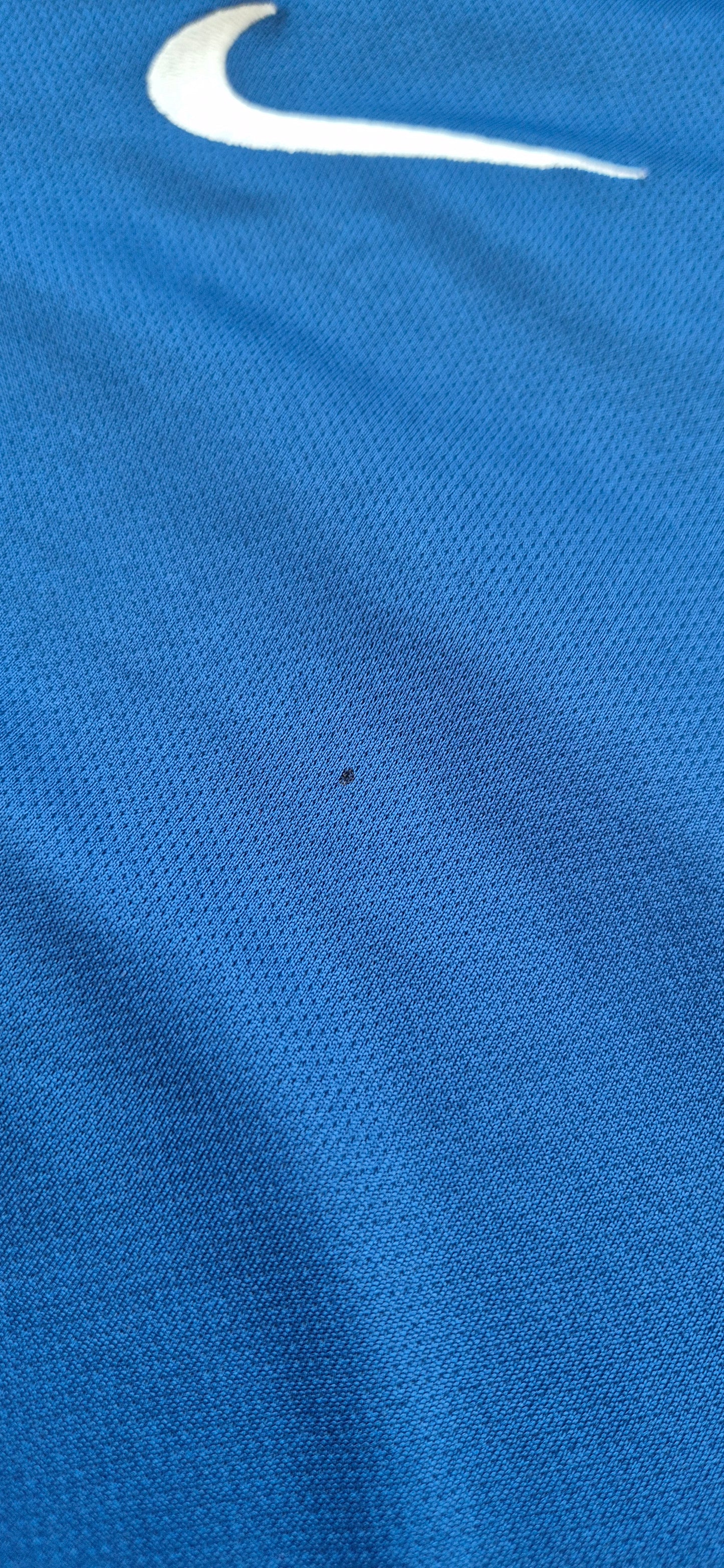 Nike X Frankreich FFF Poloshirt vintage Blau