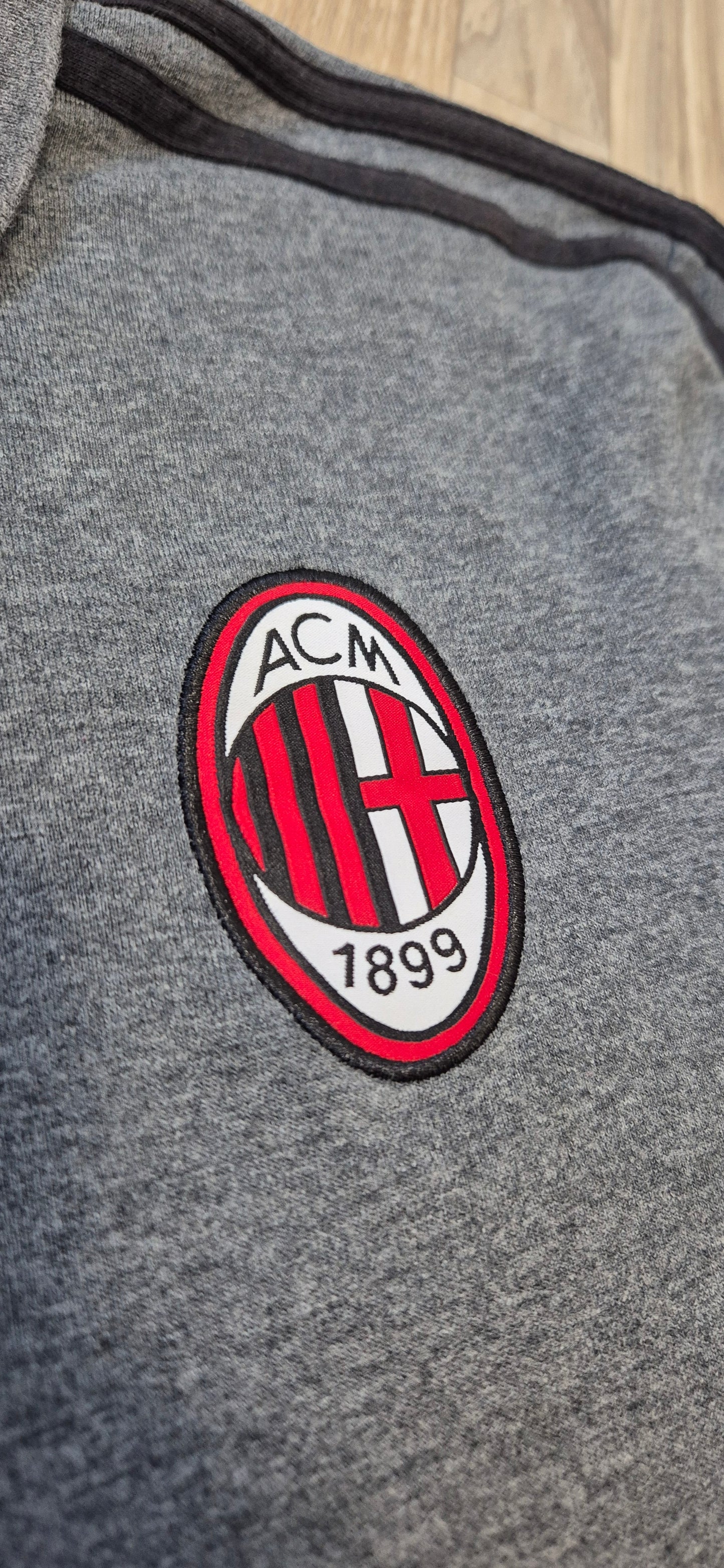 Adidas X Ac Milan Poloshirt Grau