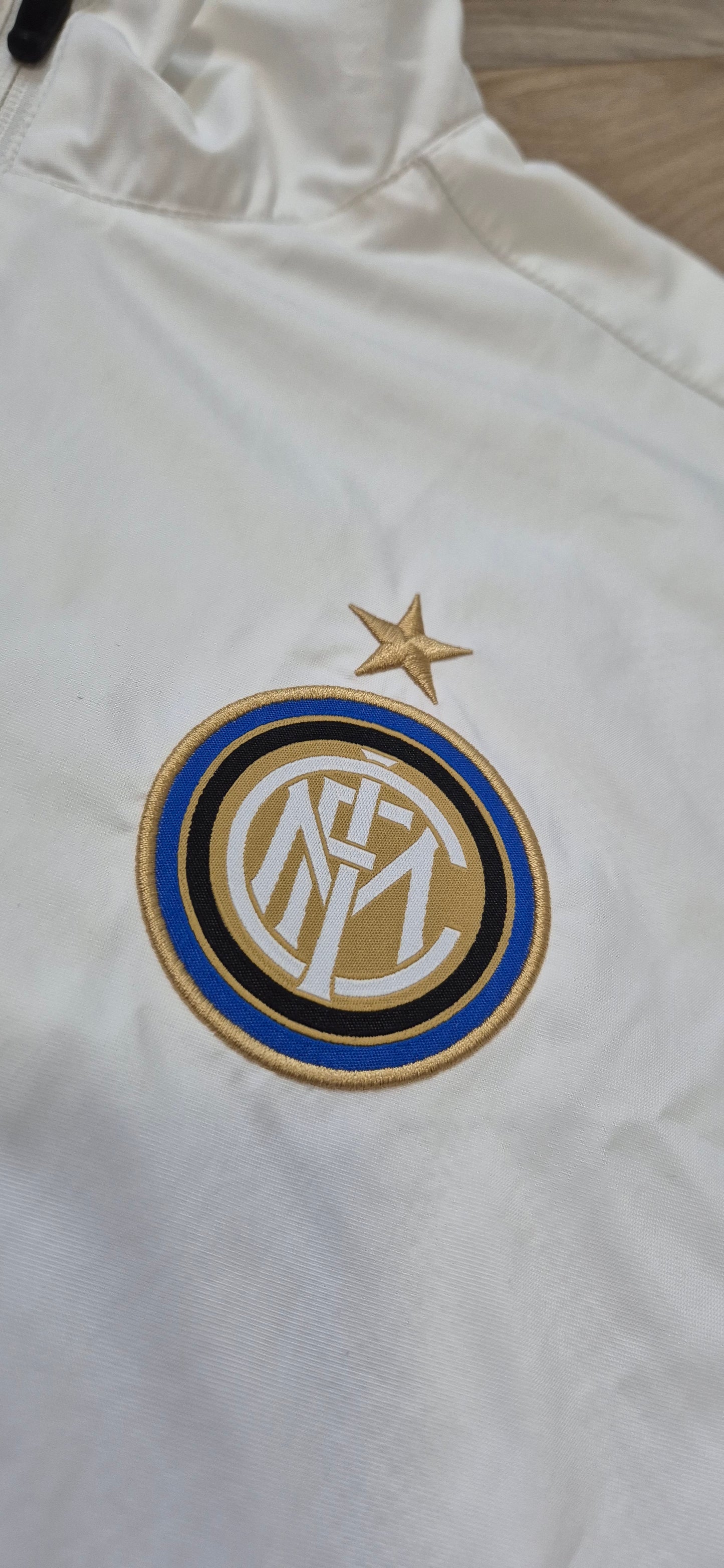 Nike Inter Mailand Vintage Trainingsanzug y2k 2000er Weiss/Blau