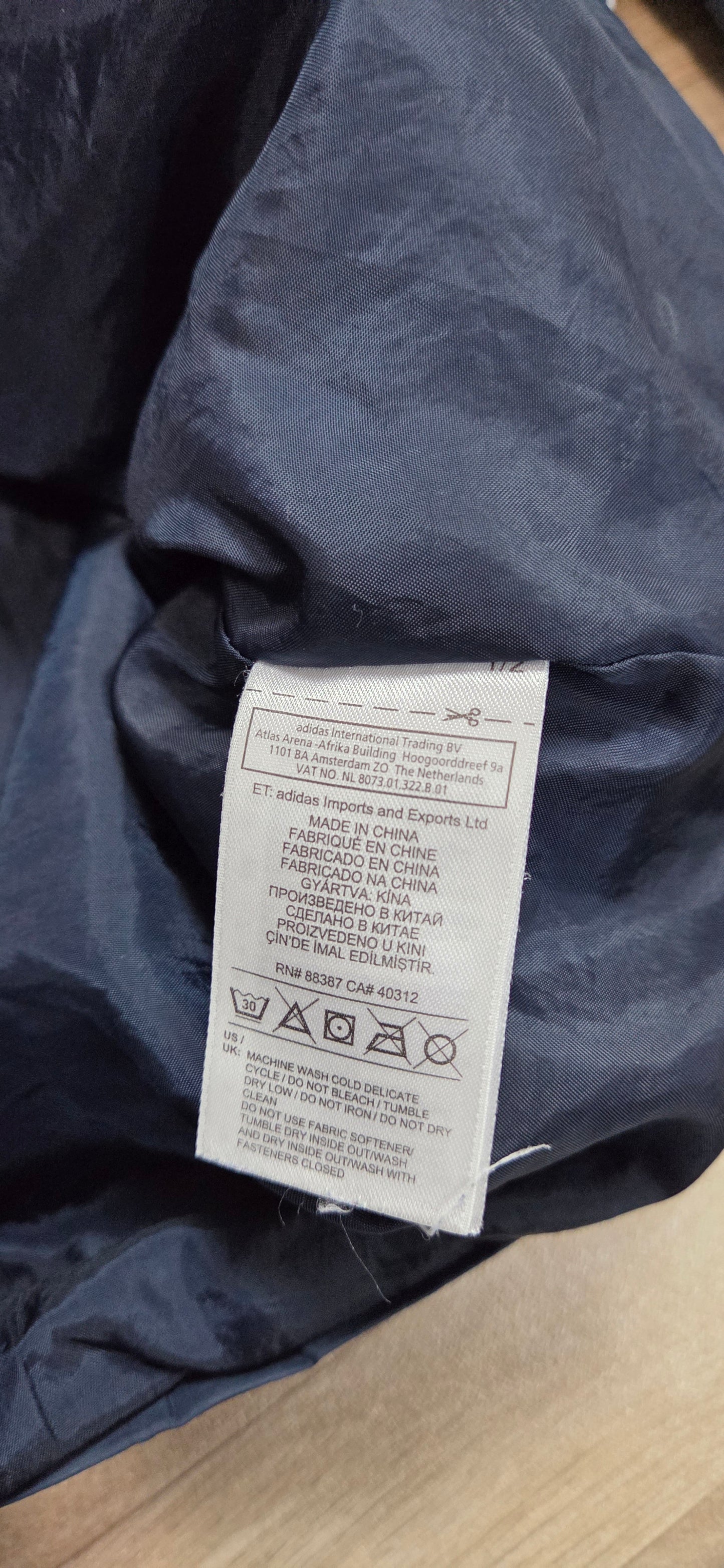 Adidas Marseille Vintage PufferJacket Jacke 2016