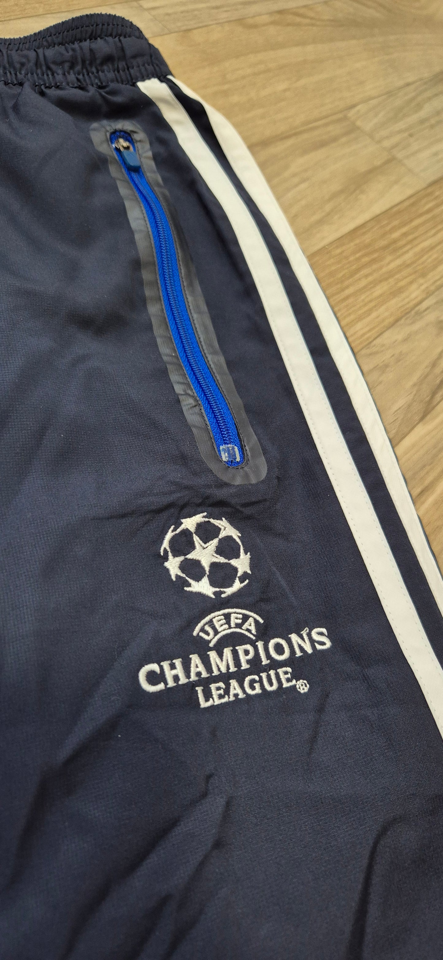 Adidas Real Madrid Vintage Trainingsanzug y2k 2000er Weiss/Blau/Schwarz