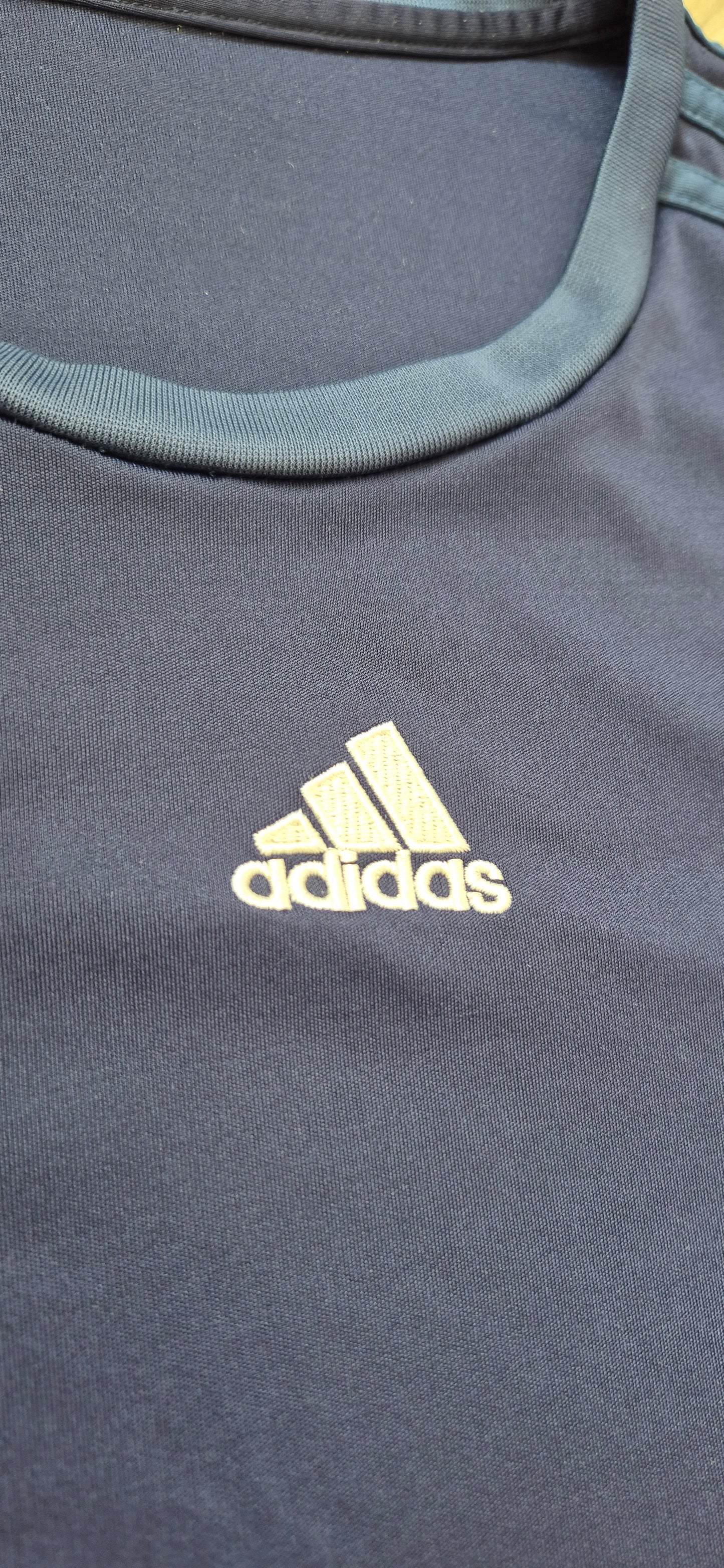 Adidas X Marseille Tshirt Blau Jeans Style