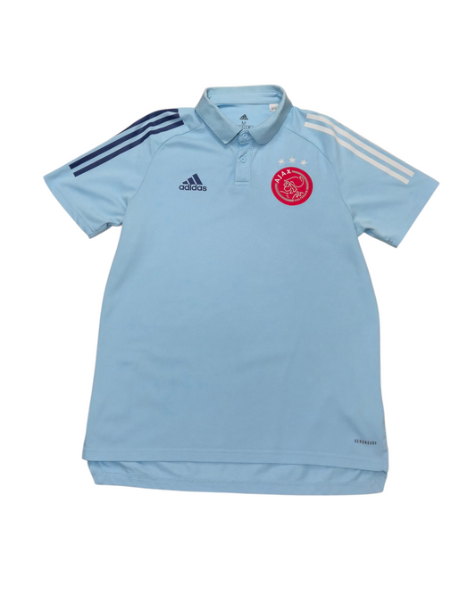 Adidas X Ajax Amsterdam Poloshirt Babyblau 2020