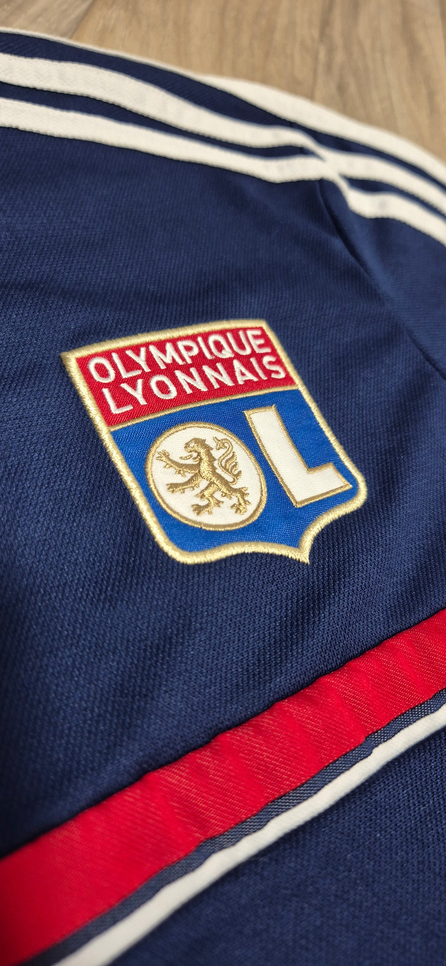 Adidas X Lyon Poloshirt Vintage Blau