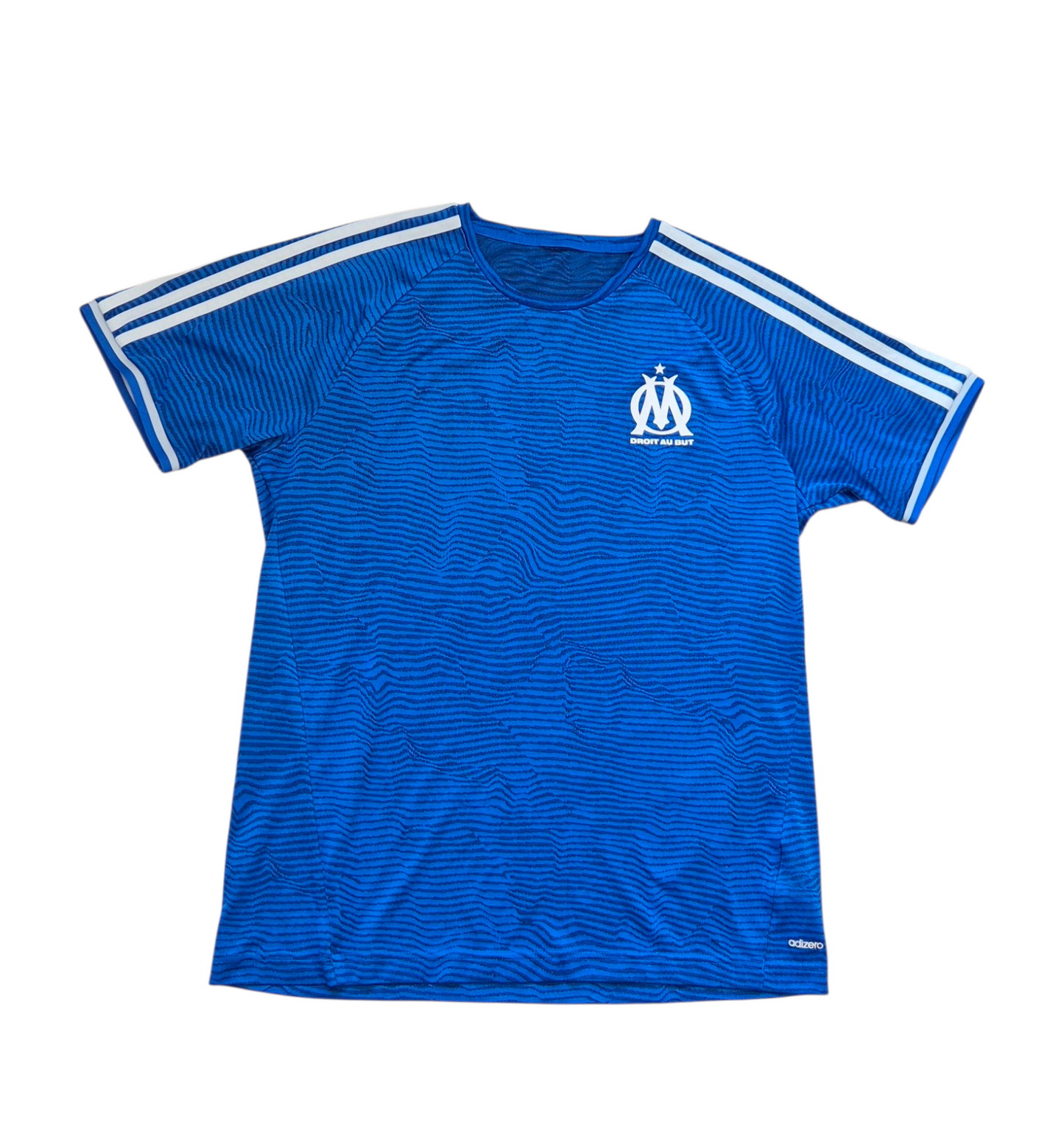 Adidas X Marseille Tshirt Blau Gestreift