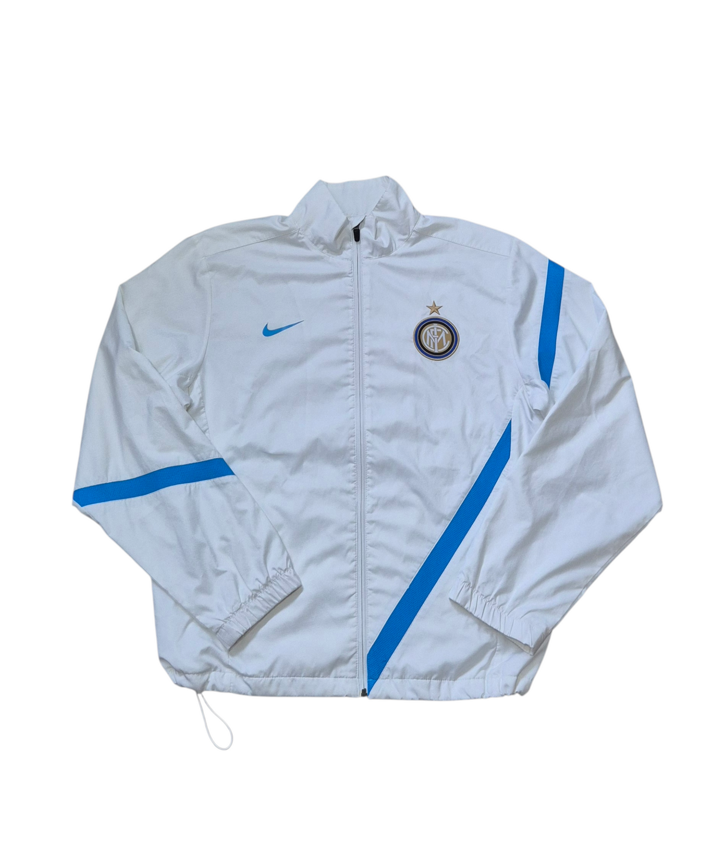 Nike Inter Mailand Vintage Trainingsanzug y2k 2000er Weiss/Blau