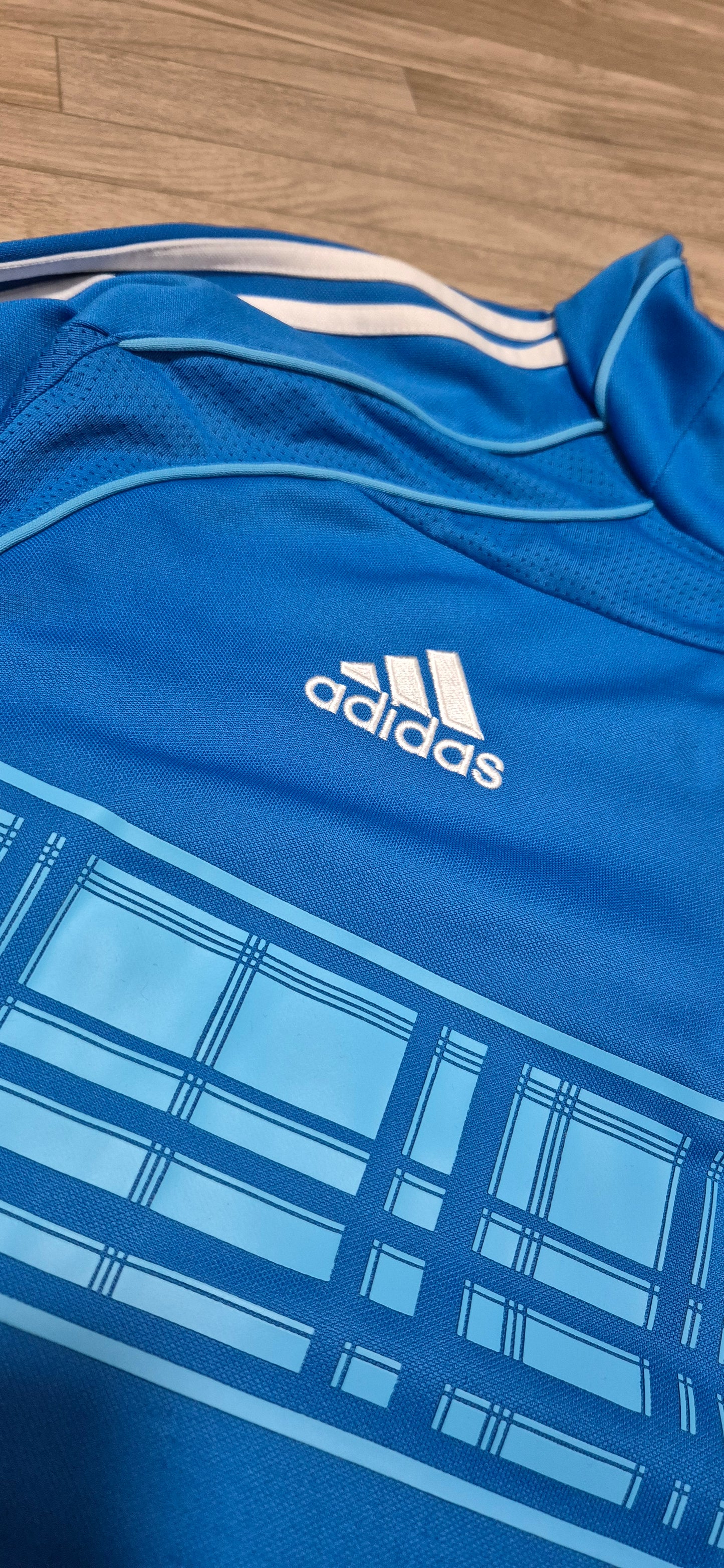 Adidas Marseille vintage Pullover 2010 Blau