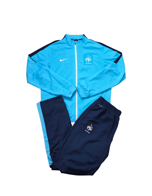 Nike Frankreich FFF Vintage Tracksuit Traningsanzug 2014/16