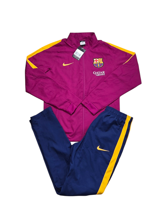 (NEU)Nike Barcelona Tracksuit Trainingsanzug 2014/15