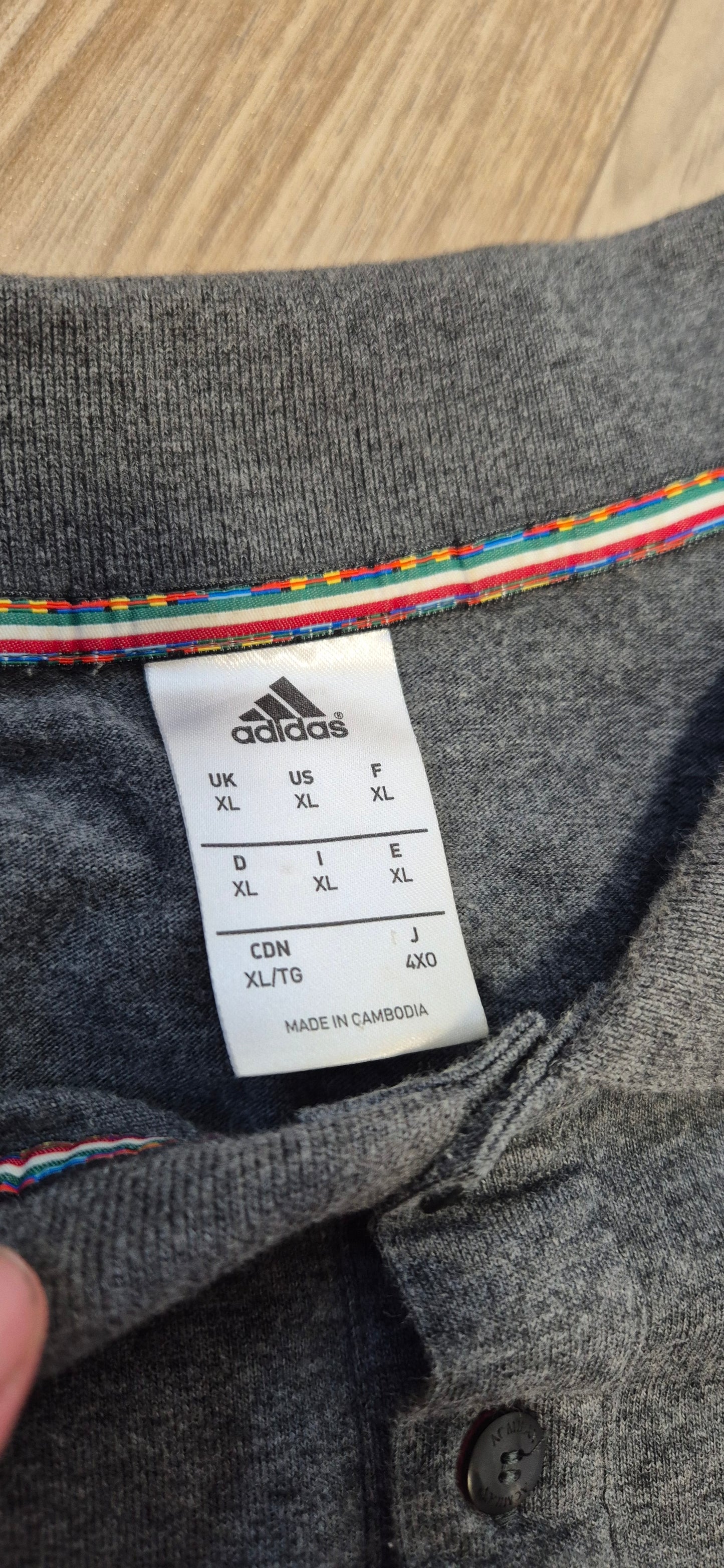 Adidas X Ac Milan Poloshirt Grau