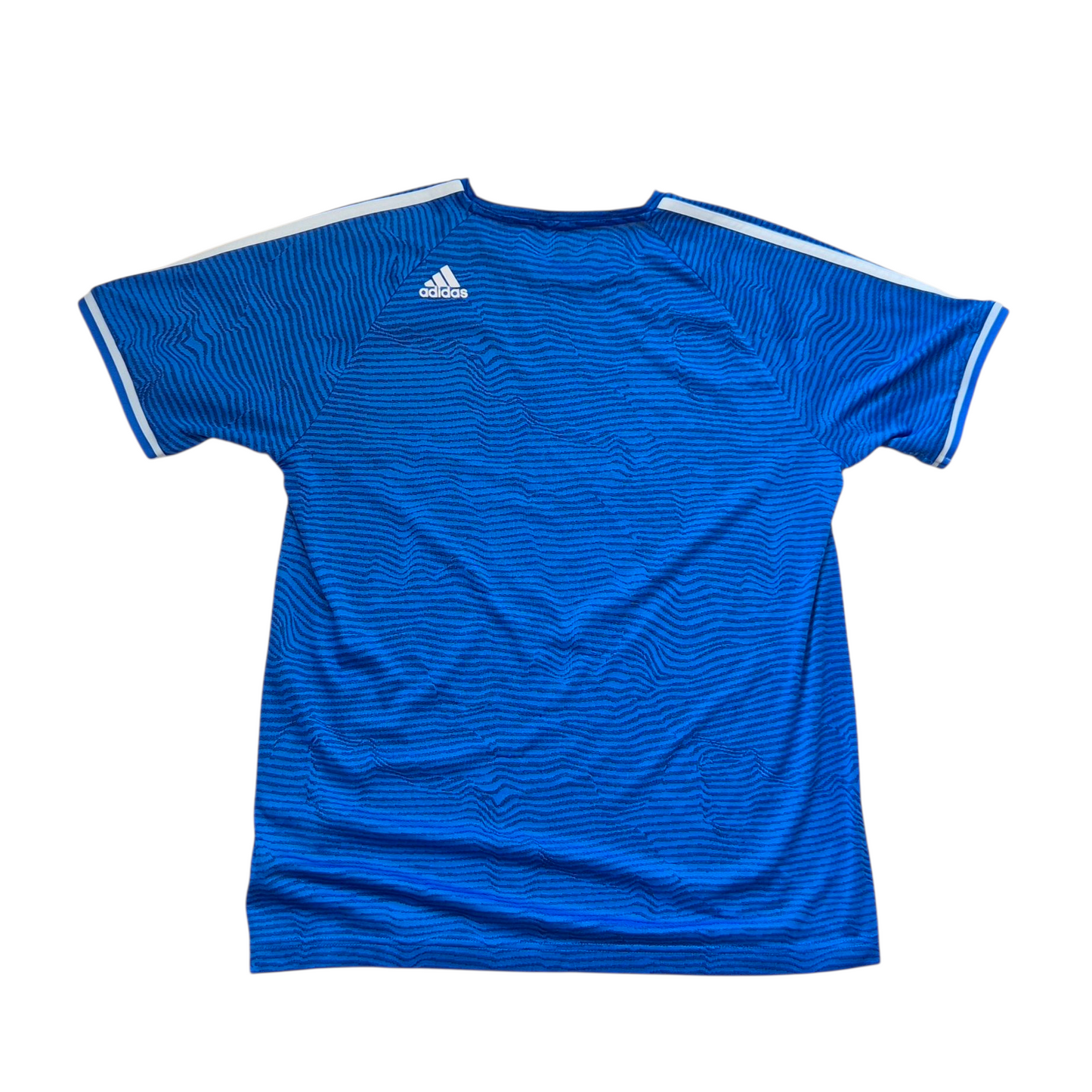 Adidas X Marseille Tshirt Blau Gestreift
