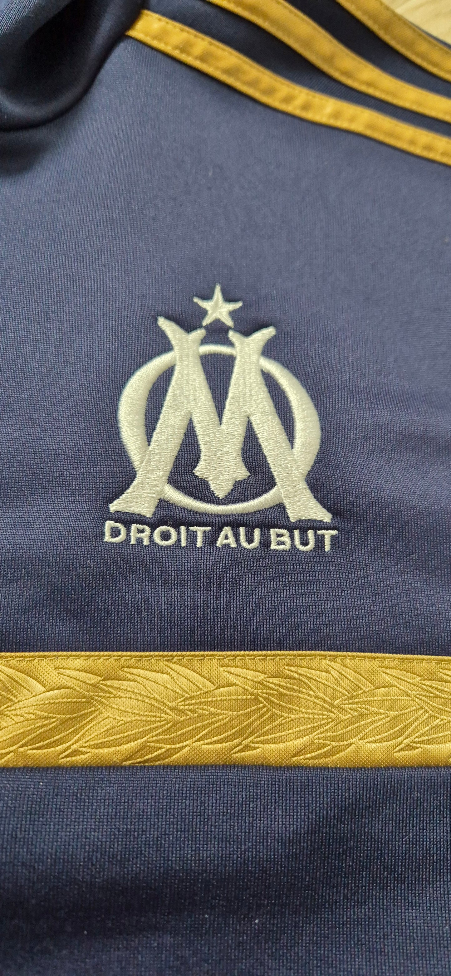 Adidas X Marseille Trainingsanzug OM Gold/Blau 2013