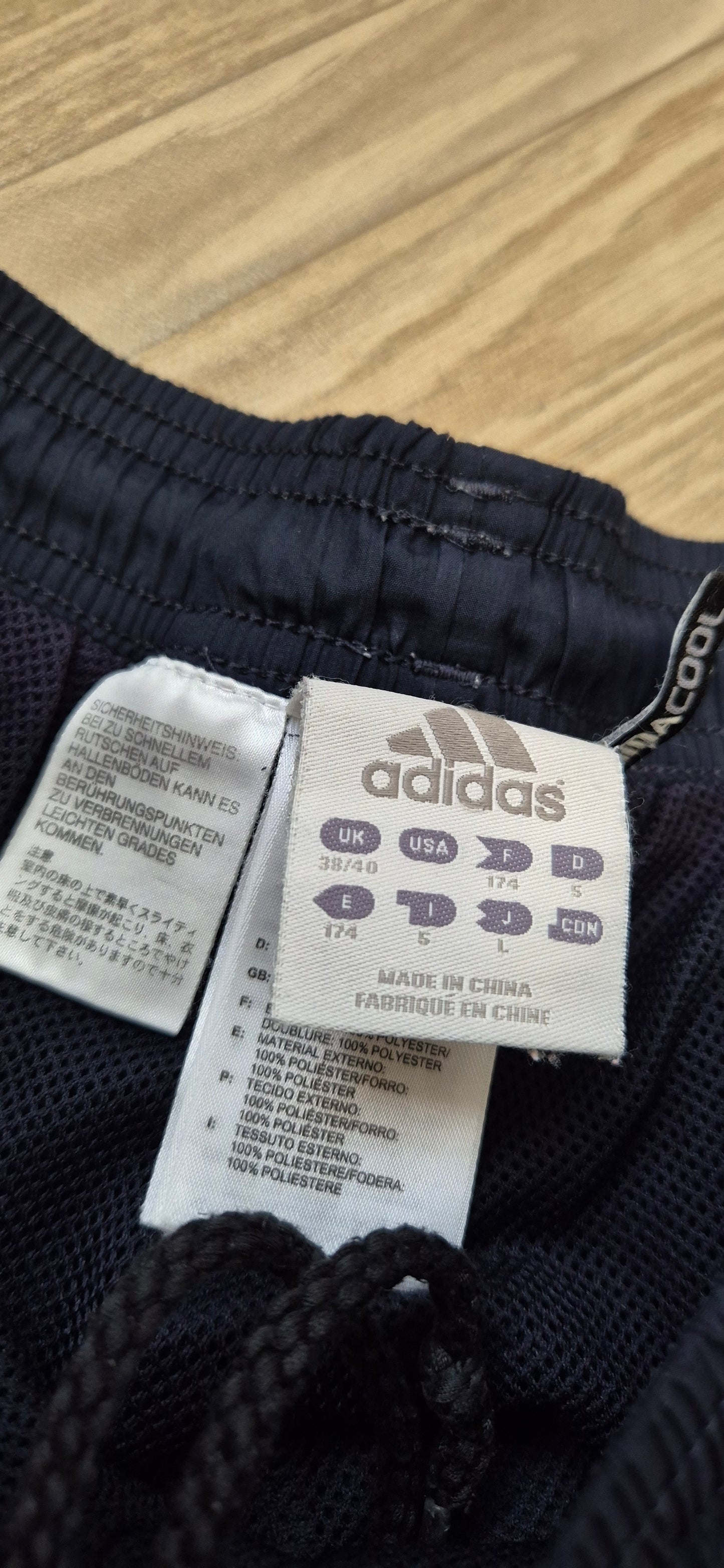 Adidas Real Madrid Vintage Trainingsanzug y2k 2000er Weiss/Blau/Schwarz