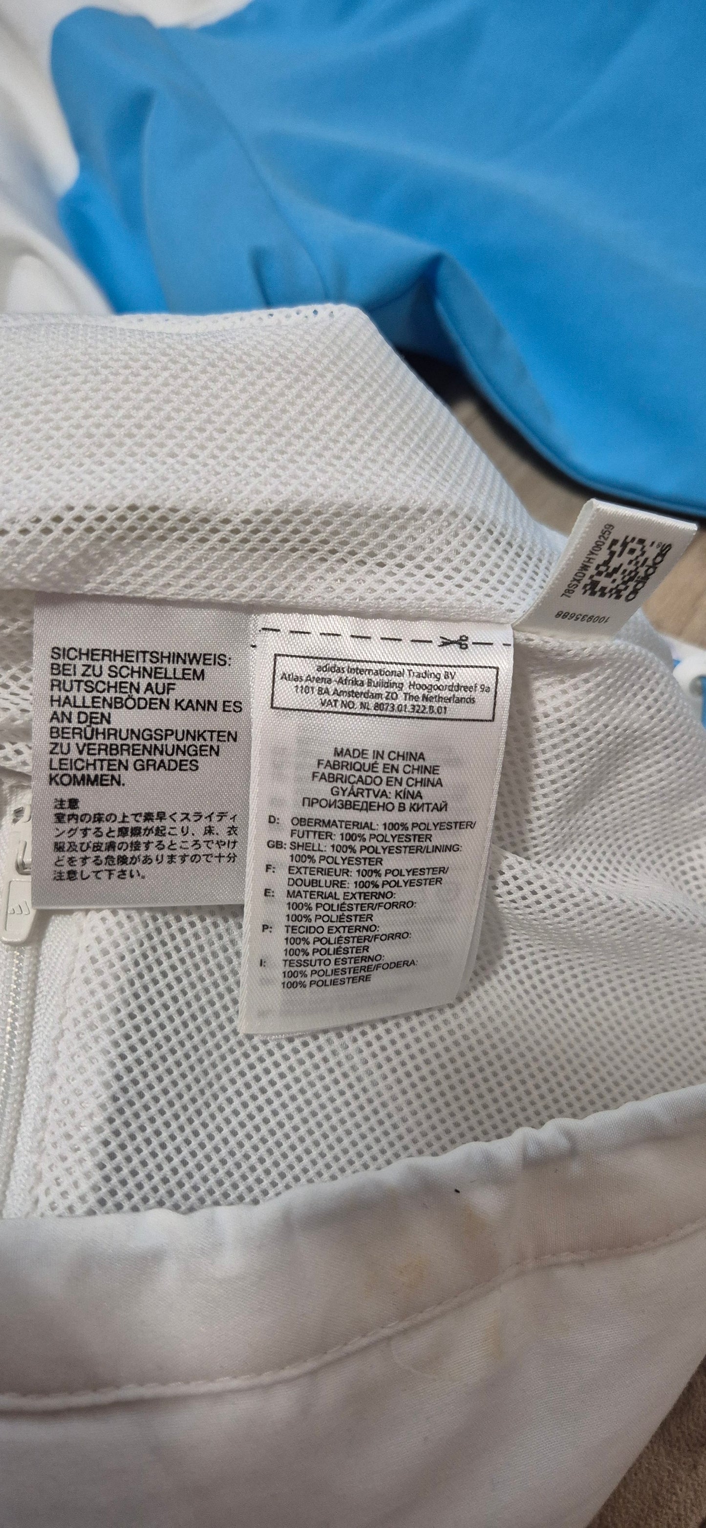 Adidas Marseille Vintage Trainingsanzug Tracksuit 2009 Weiss/Blau