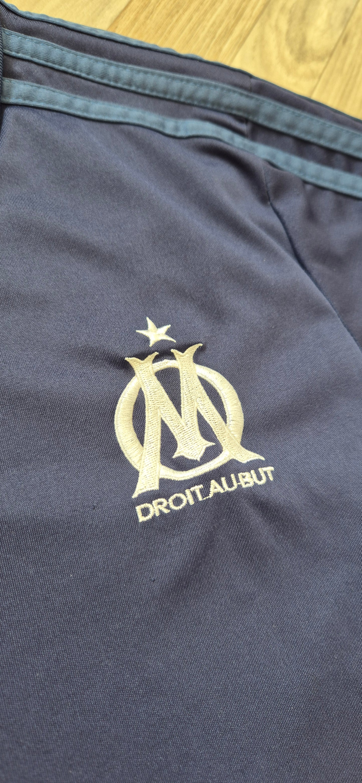 Adidas X Marseille Tshirt Blau Jeans Style