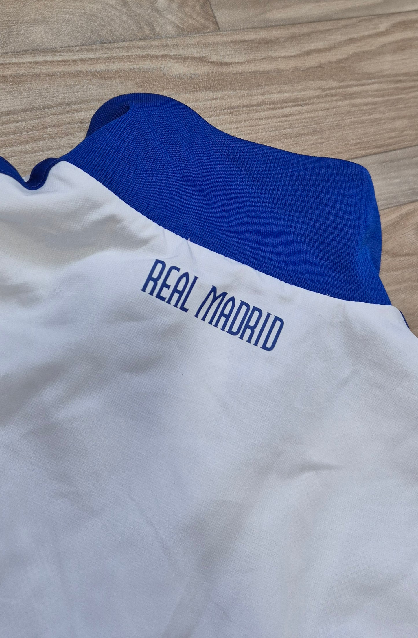 Adidas Real Madrid Vintage Trainingsanzug y2k 2000er Weiss/Blau/Schwarz