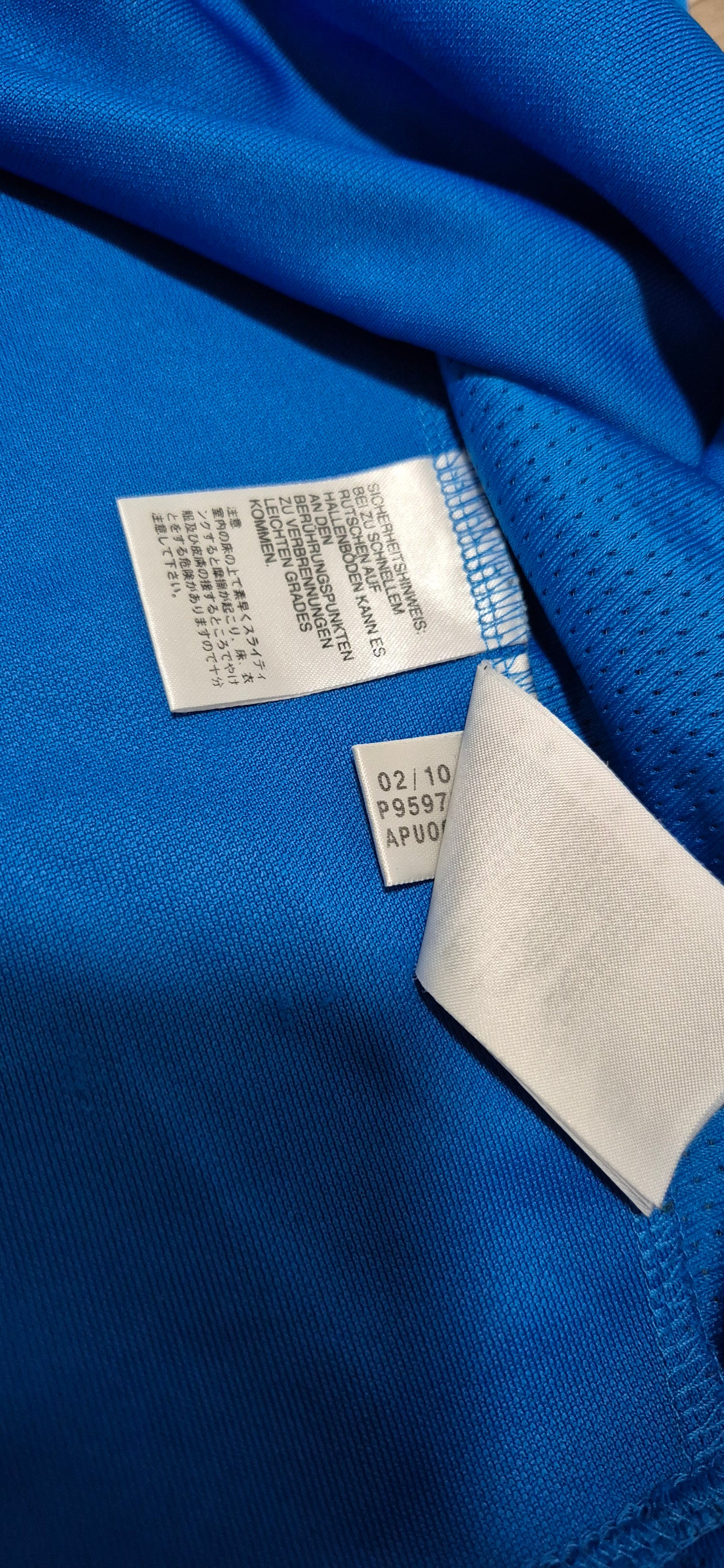 Adidas Marseille vintage Pullover 2010 Blau