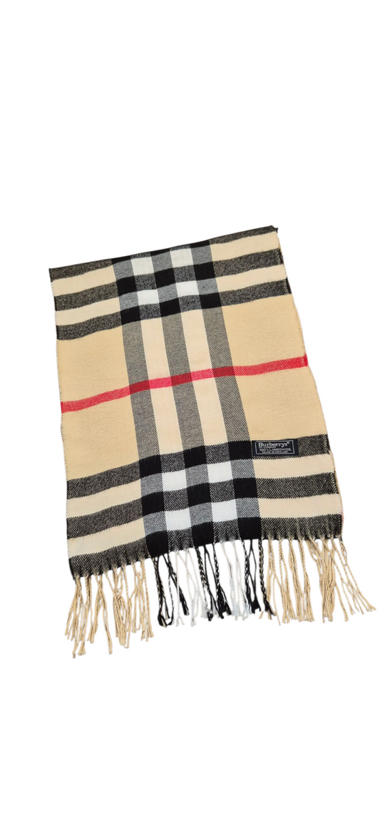 Burberry Vintage Designer Schal 90er