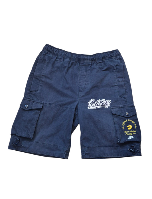 Nike X Cortez Shorts Vintage Marineblau