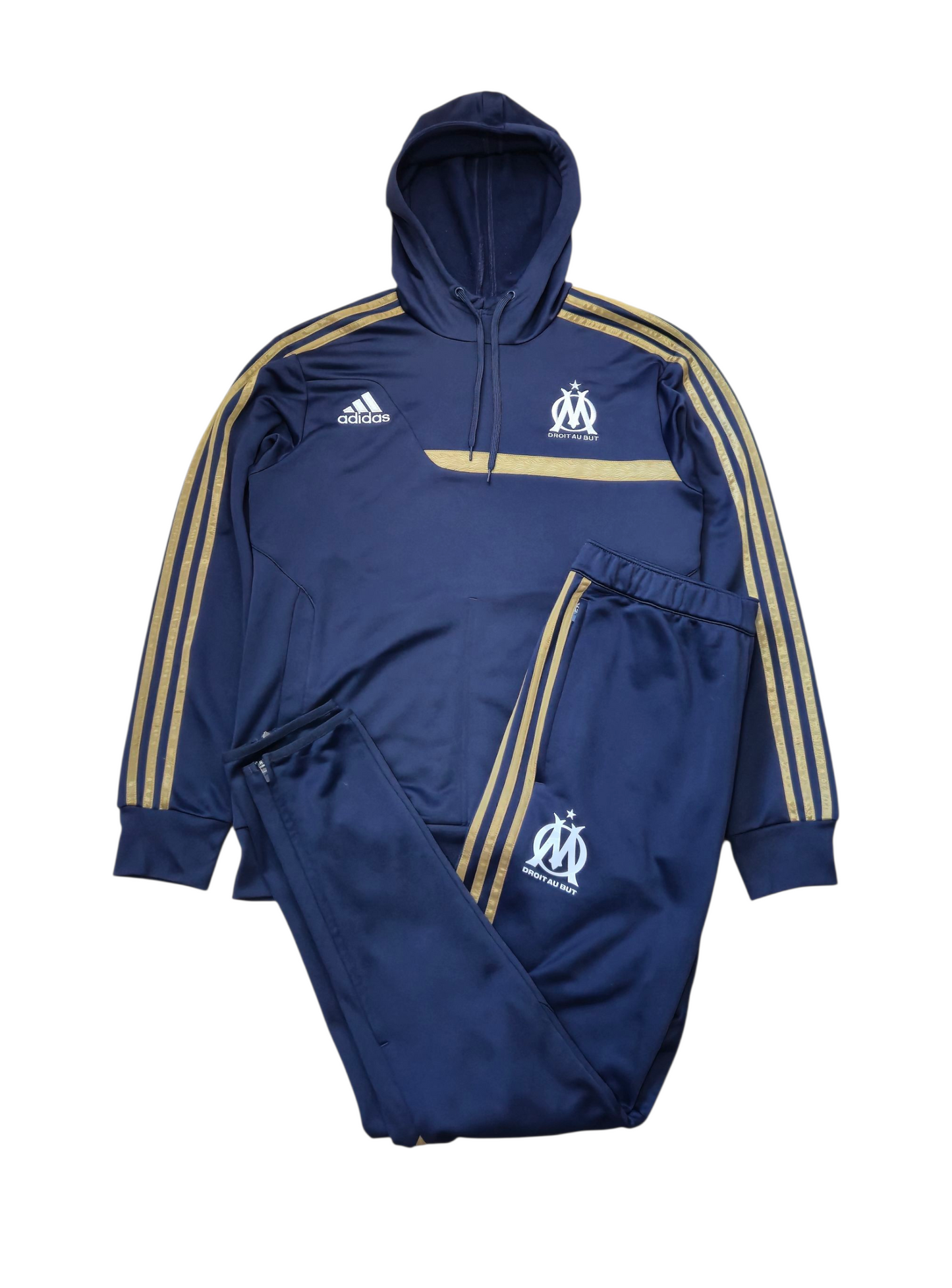 Adidas X Marseille Trainingsanzug OM Gold/Blau 2013