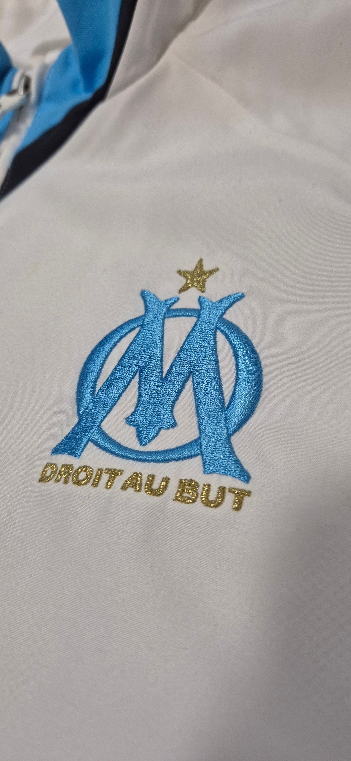 Adidas Marseille Vintage Trainingsanzug Tracksuit 2009 Weiss/Blau