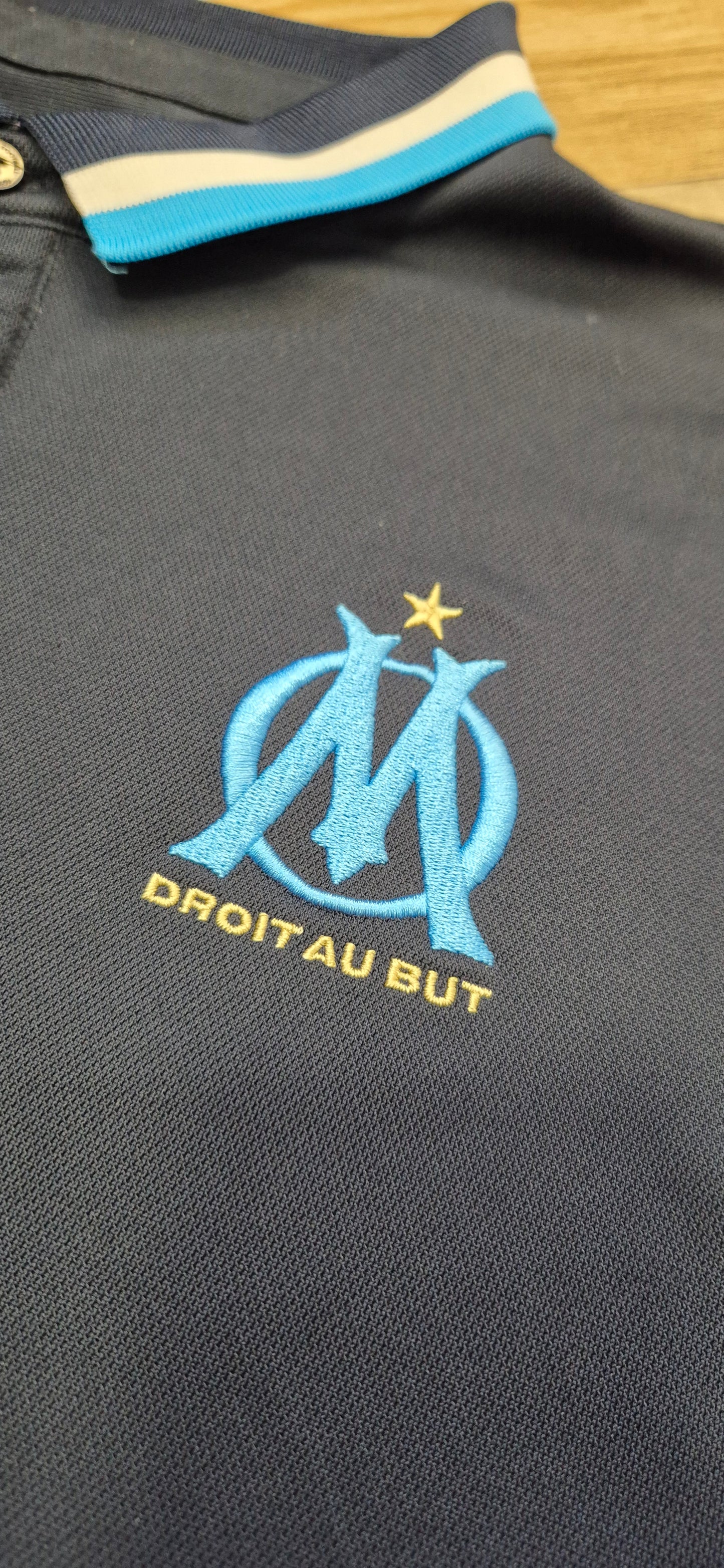 Adidas X Marseille Poloshirt Blau