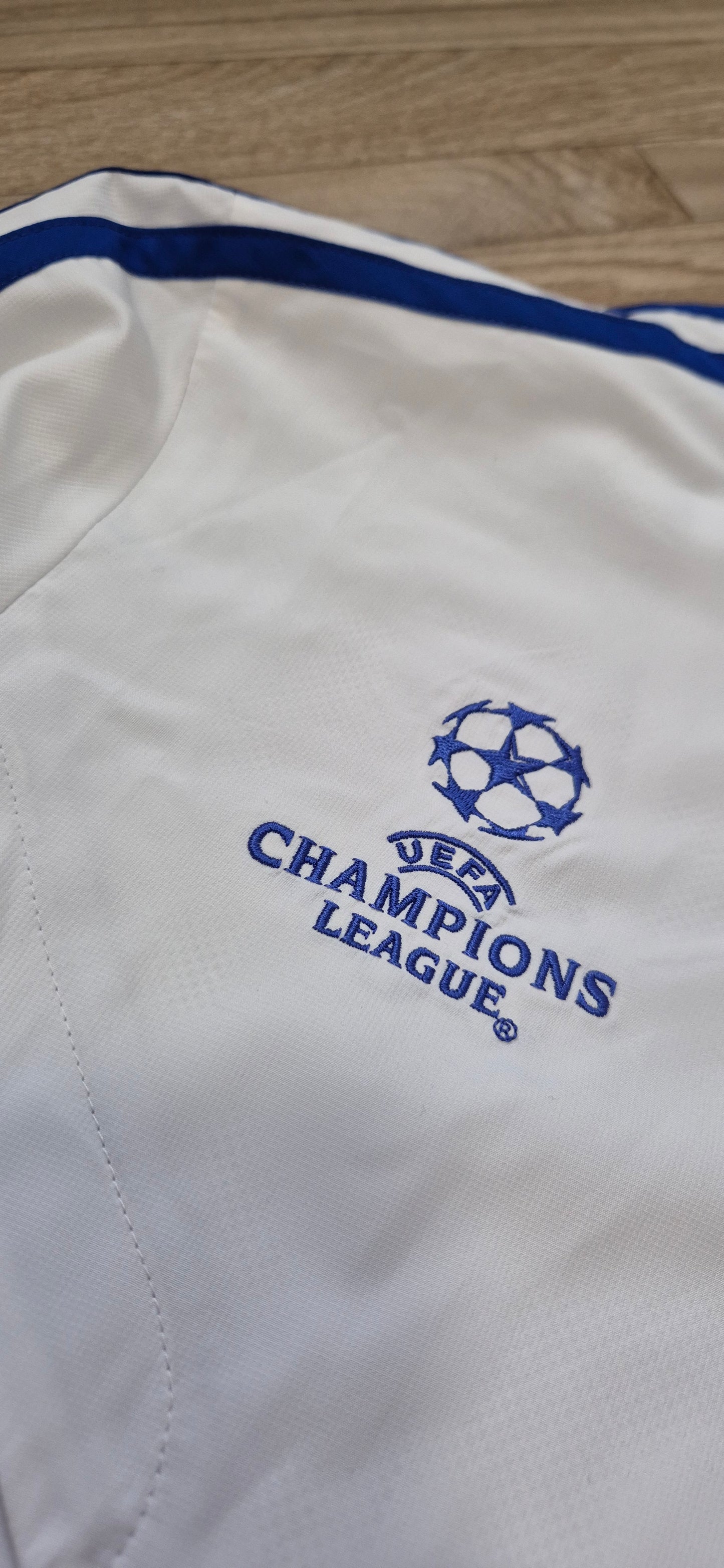 Adidas Real Madrid Vintage Trainingsanzug y2k 2000er Weiss/Blau/Schwarz